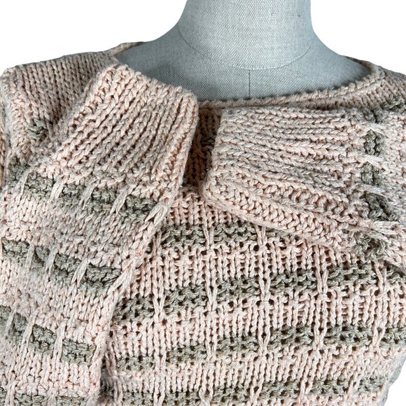 Vintage Womens Chance Encounters Sweater Size M Pullover Silk Blend Hand Knit - Picture 6 of 7